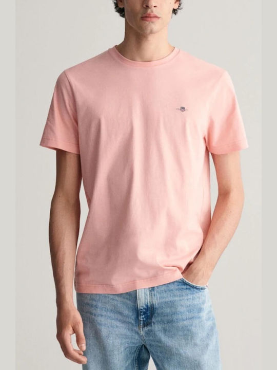 Gant Tricou pentru bărbați cu mâneci scurte Cyclamen Red