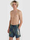 Men's Swimwear Shorts Black with Patterns