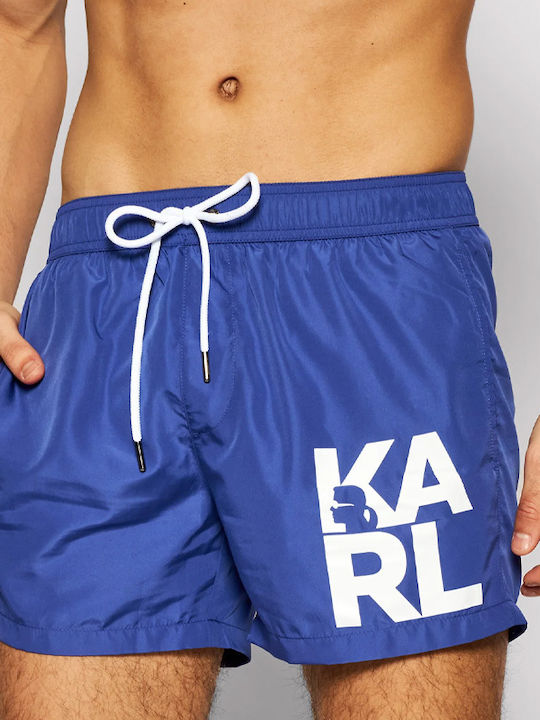 Karl Lagerfeld Kl21mbs02 Herren Badehose Blue