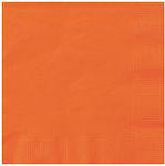 Party Napkins Orange 20pcs