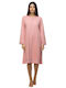 Winter Women's Nightdress Pink