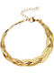 Damen Armband Kette Vergoldet