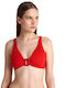 Blu4u Triangle Bikini Top Red