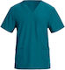 Be Unique Men's Petrol Blue Medical Blouse