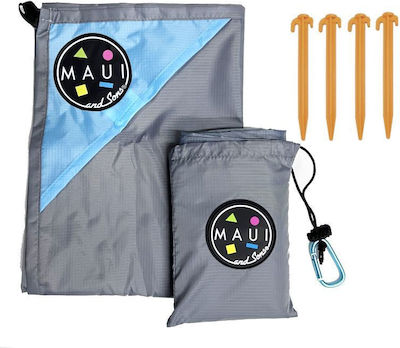 Maui & Sons Plastic Beach Mat Gray 190x140cm