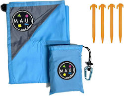 Maui & Sons Strandmatte Blau 190x140cm