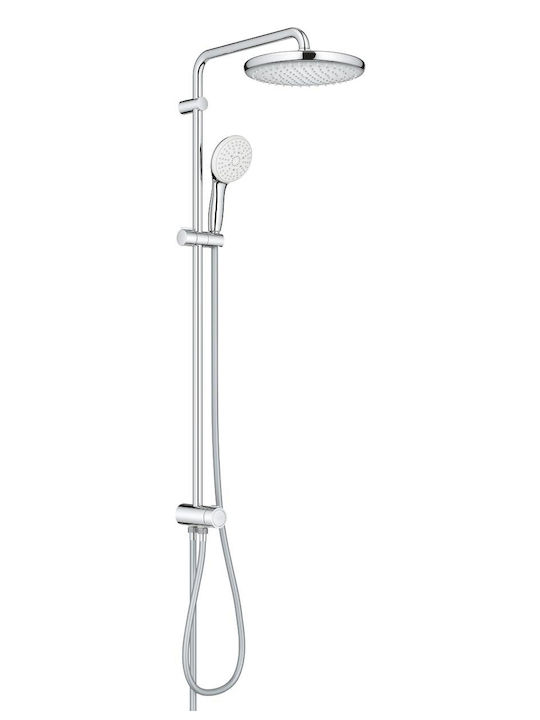 Grohe Tempesta 250 Shower Column without Mixer Silver