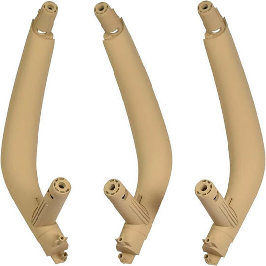 Set 3 Front Rear Interior Handles Bmw X5 F15 X6 F16 51417345331 Crem