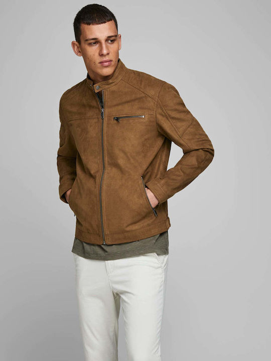 Jack & Jones Men's Jacket Cognac