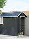 Metallische Gartenhaus Galvanisiert M2.59xP1.72xH2.22m