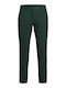 Men's Suit Elastic Slim Fit Trousers Darkest Spruce