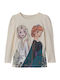 Kinder Shirt Langarm Helles Weiß