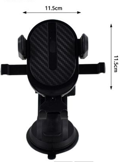 ForHome Car Mobile Mount with Adjustable Hooks Black