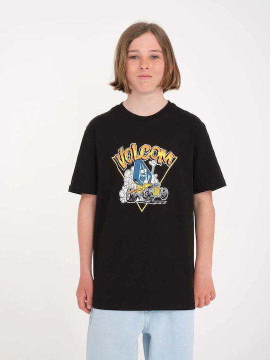 Kids' T-shirt Black Hot Rodder