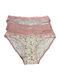 Βαμβακερά Γυναικεία Slip 3Pack Ροζ