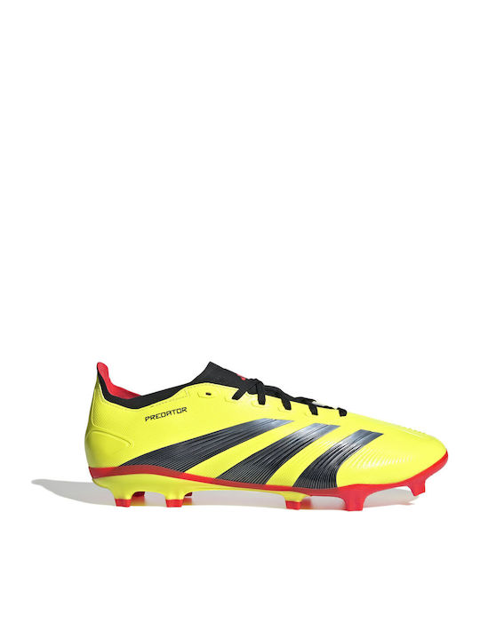adidas Predator League Ποδοσφαιρικά Παπούτσια με Τάπες FG Team Solar Yellow 2 / Core Black / Solar Red