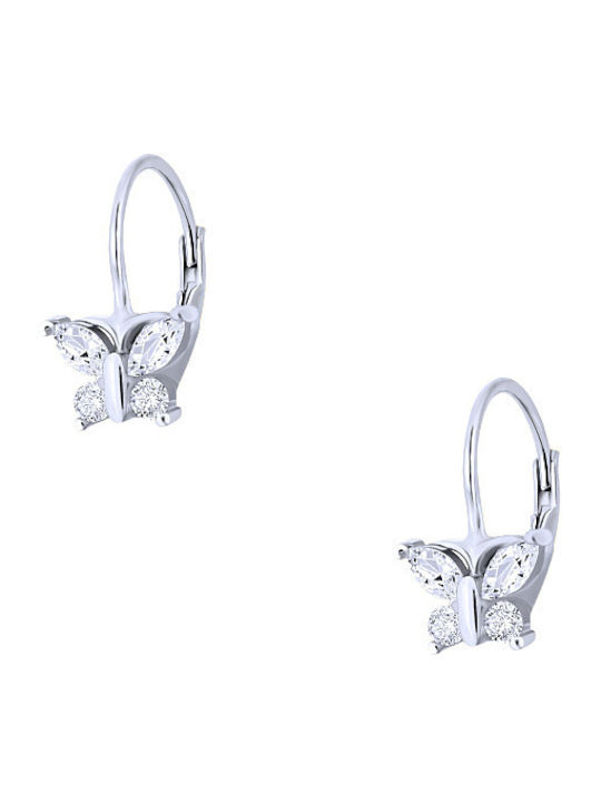 Iris Kids Earrings Butterflies made of Silver