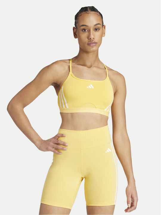 adidas Women's Sports Bra without Padding Yellow