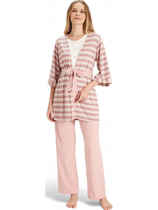 Feyza Pajamas with Maternity Robe & Nursing in ...