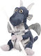 Λαμπάδα 32cm Δράκος Dino Grey Amek Toys 010679-3