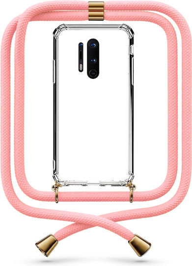 Phoneclub Back Cover με Λουράκι Διάφανο (OnePlus 8 Pro)