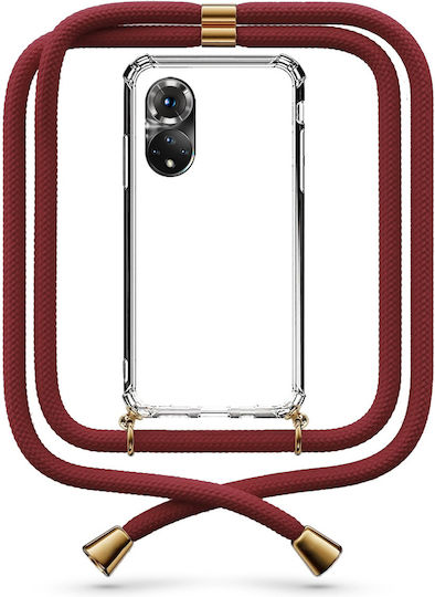 Phoneclub Back Cover cu Curea Transparent (Honor 50)
