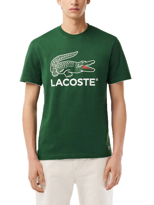 Lacoste T-shirt Bărbătesc cu Mânecă Scurtă Vert