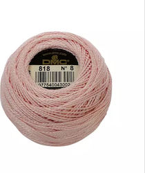 DMC Perle Δαντελόνημα Βαμβακερό Ροζ 80m 10gr