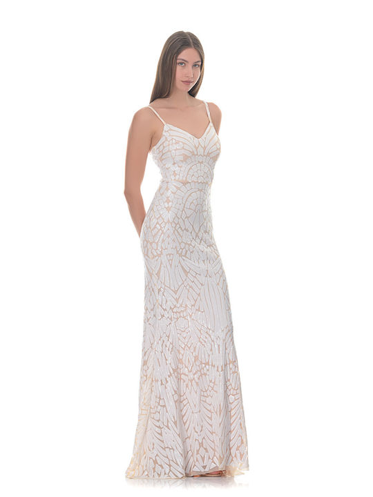 Maxi Sequin Wedding Dress