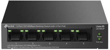 TP-LINK LS105LP v1 Negestionat PoE Switch cu 4 Porturi Ethernet
