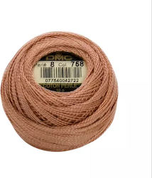 DMC Perle Δαντελόνημα Βαμβακερό Καφέ 80m 10gr