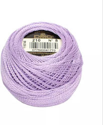 DMC Perle Δαντελόνημα Βαμβακερό Μωβ 80m 10gr