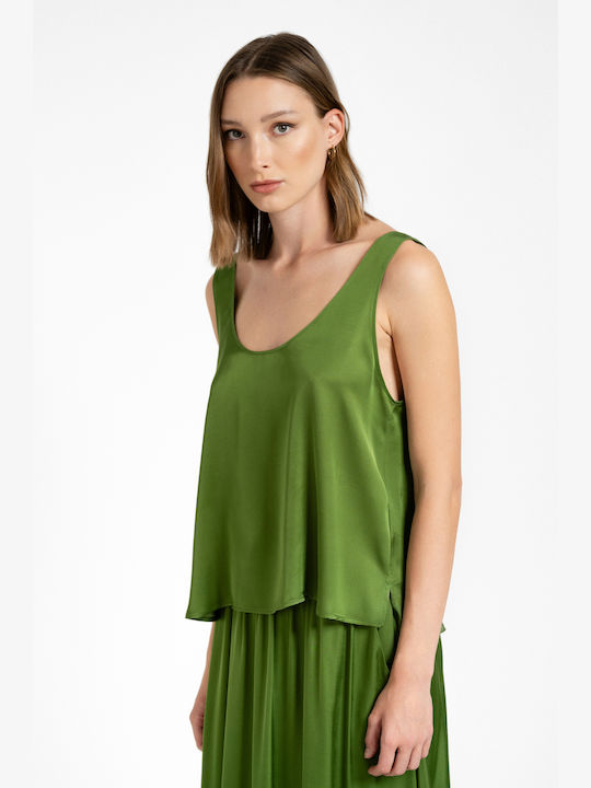 Philosophy Women's Satin Fine Ecovero Sleeveles...