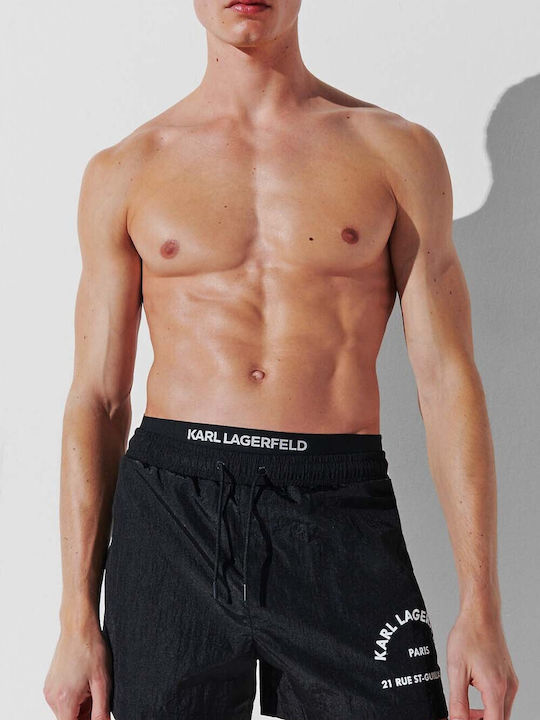 Karl Lagerfeld Herren Badebekleidung Shorts Black