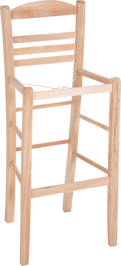 HomeMarkt Jhett Rahmen für Barhocker Hölzernes 5x39x104cm Beige