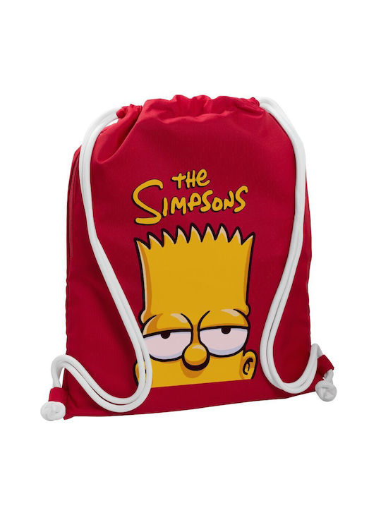 Koupakoupa The Simpsons Bart Gym Backpack Red