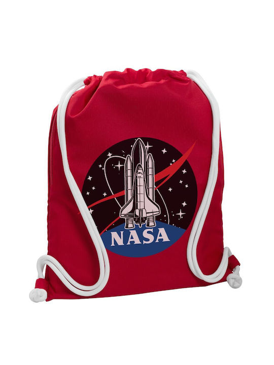 Koupakoupa Nasa Badge Gym Backpack Red