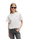 Γυναικείο T-shirt Hugo Vintage Tee_8 10257318 01 White 50514108-102