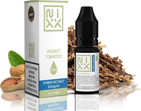 Nixx Fertige Nachfüllflüssigkeit mit Nüsse / Rauchen Geschmack 12mg 10ml