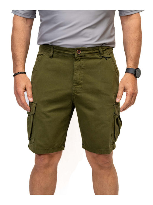 Herrenshorts Cargo Grün