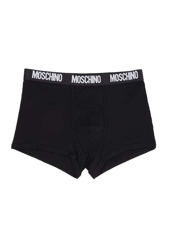 Moschino Boxeri pentru bărbați Negre 1Pachet