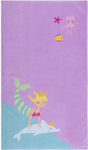 Nef-Nef Kids Beach Towel Lilac 120x70cm