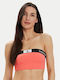 Strapless Bikini Top Ροζ
