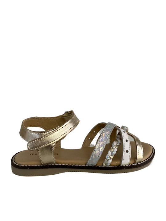 Meridian Shoes Детски сандали Златни