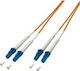 Diverse Optisches Faserkabel LC-LC 0,5m Orange