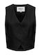 Only Women's Sleeveless Vest Black