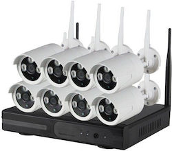 Κάμερες Ασύρματες Κιτ Nvr Hd Jortan Full 8 Wifi Ip Κάμερες Ασύρματες Κιτ Nvr Hd Jortan Full 8 Wifi Ip