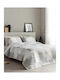 Vesta Home Κουβερλί Υπέρδιπλο Microfiber Γκρι 220x230cm