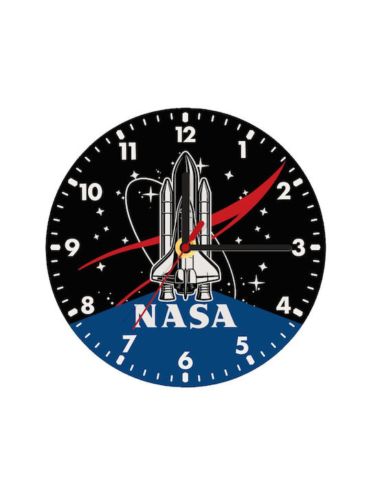 Nasa Badge Wall Clock Wooden Wall Clock 20cm