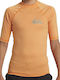 Quiksilver Everyday Kinder Badeanzug Rashguard Tangerine